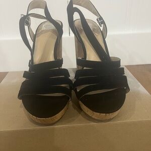 Elegant Black Strappy Women's Heels